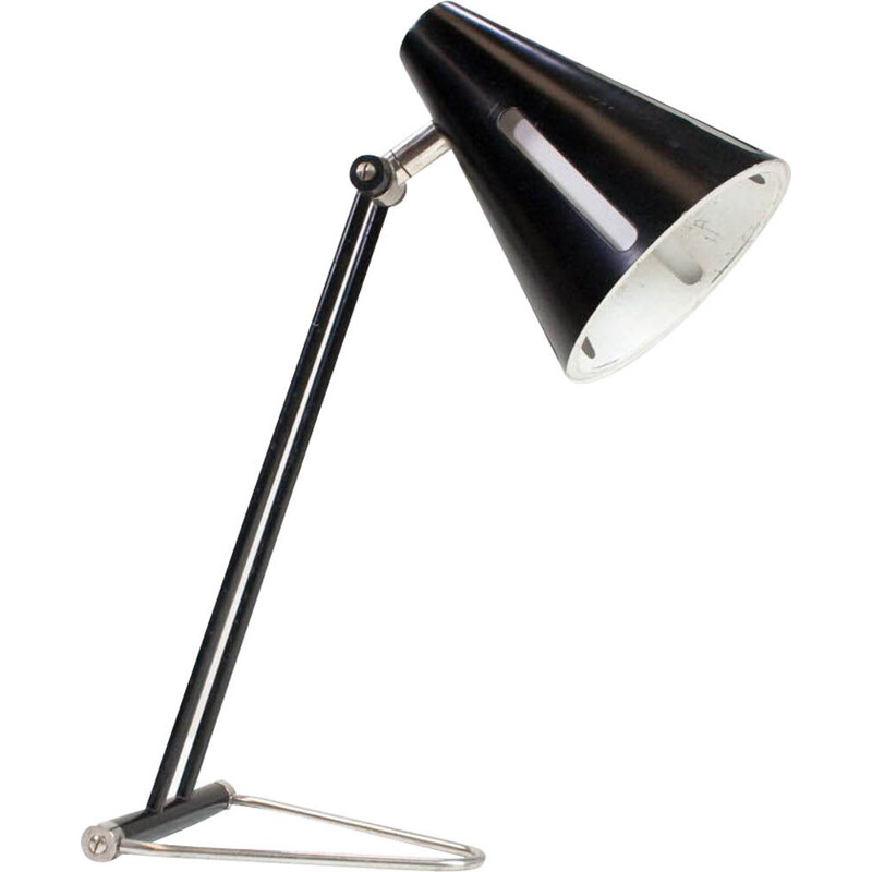 Desk light Vintage Hala Sun serie in Black by Busquet 1955