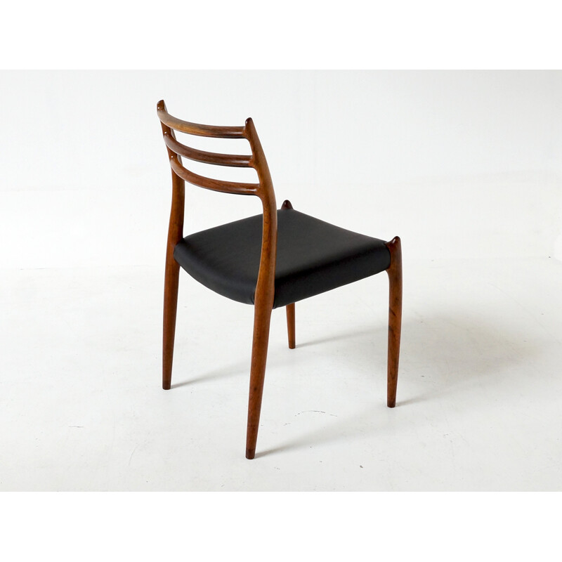 Set of 4 J. L. Moller "78" chairs, Niels Otto MOLLER - 1970s