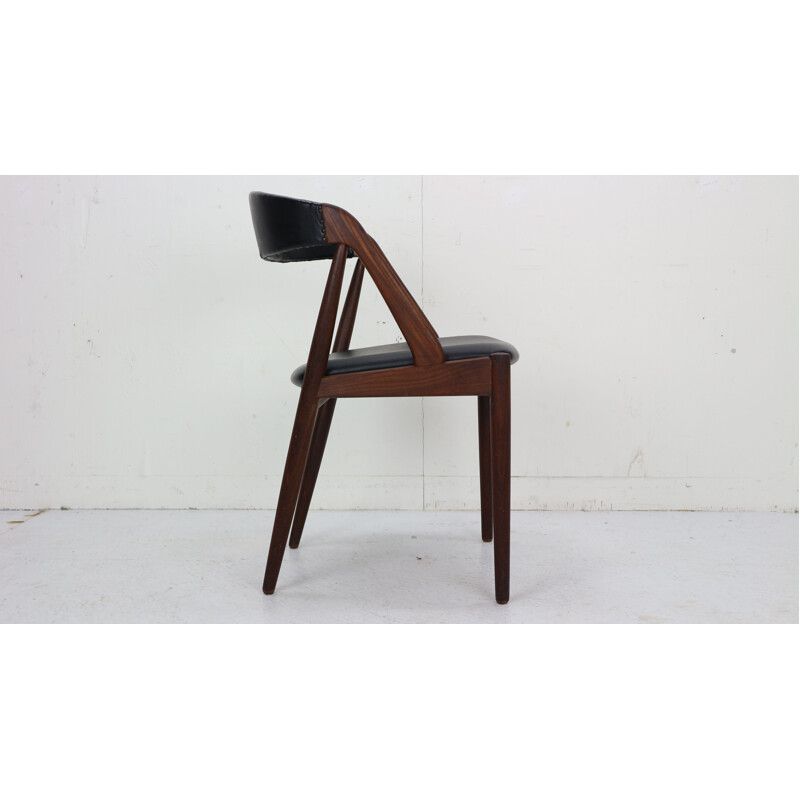 Set of 4 Teak 'a' vintage Frame Chairs Kai Kristiansen Model 31 for Schou Andersen, 1960