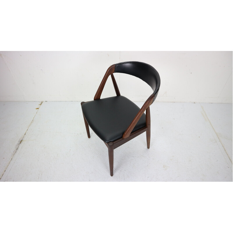 Set of 4 Teak 'a' vintage Frame Chairs Kai Kristiansen Model 31 for Schou Andersen, 1960