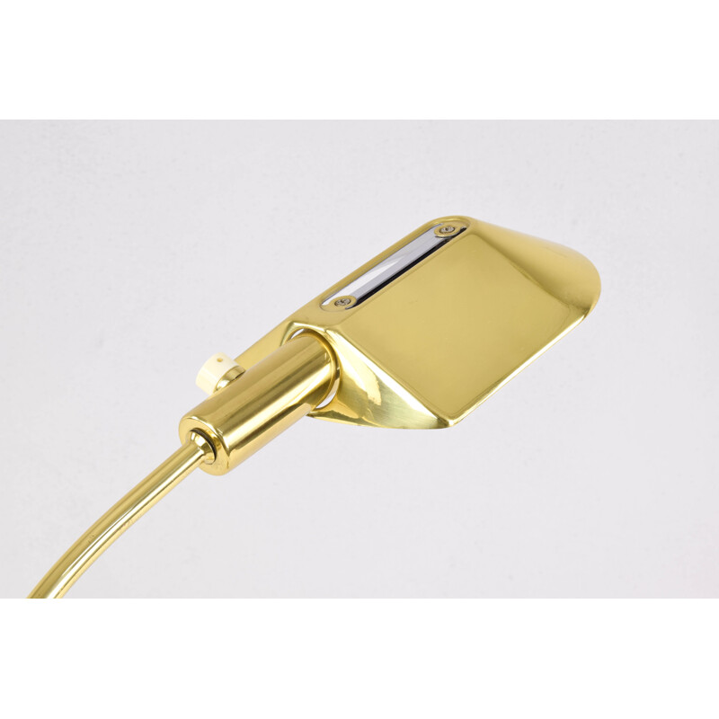 Brass Desk Table Lamp by G. Hansen for Metalarte, Spain 1970