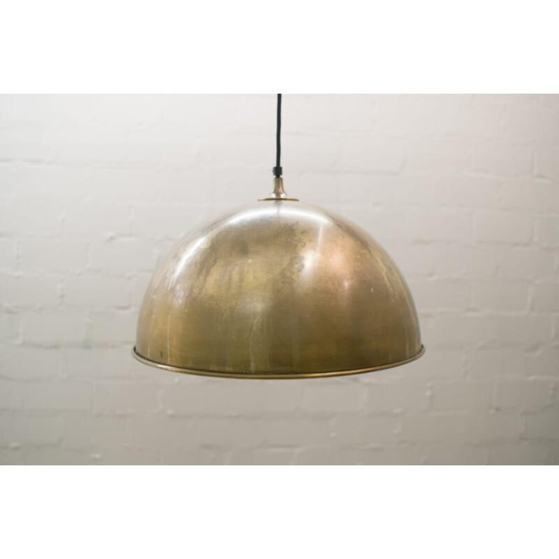 Brass Pendant Lamp mid century from Florian Schulz, 1970s