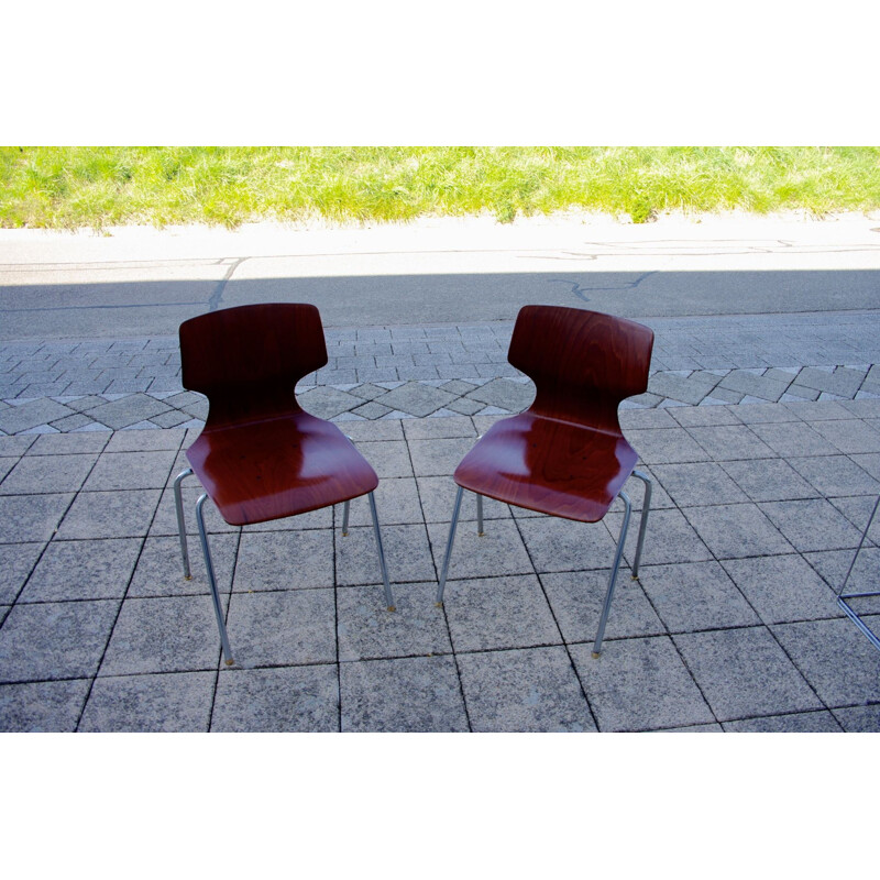 Paar vintage stoelen van Elmer Flototto 1960