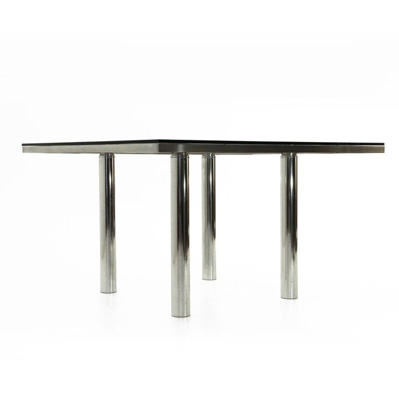 Andrè square Dining Table mid century by Tobia and Afra Scarpa for Gavina, 1960s