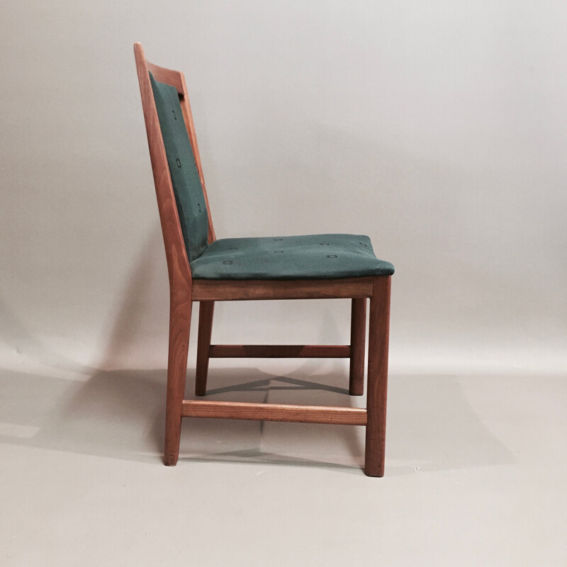 Suite de 6 chaises vintage Karl Erik Ekselius 1950