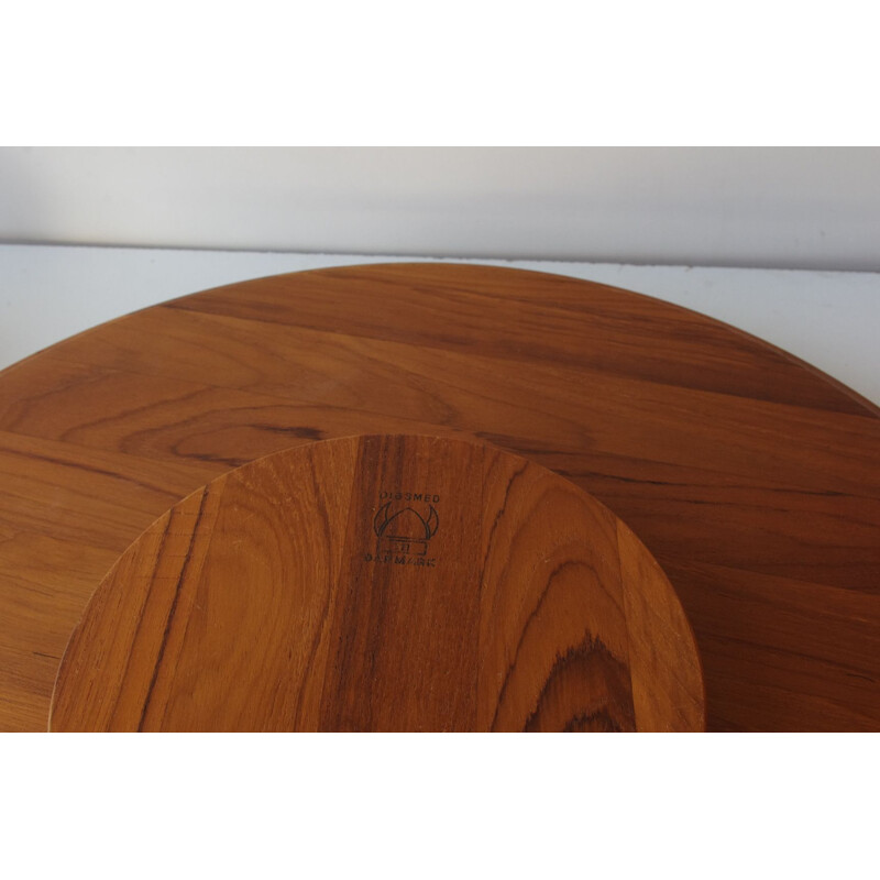 Vintage teak dienblad 1960