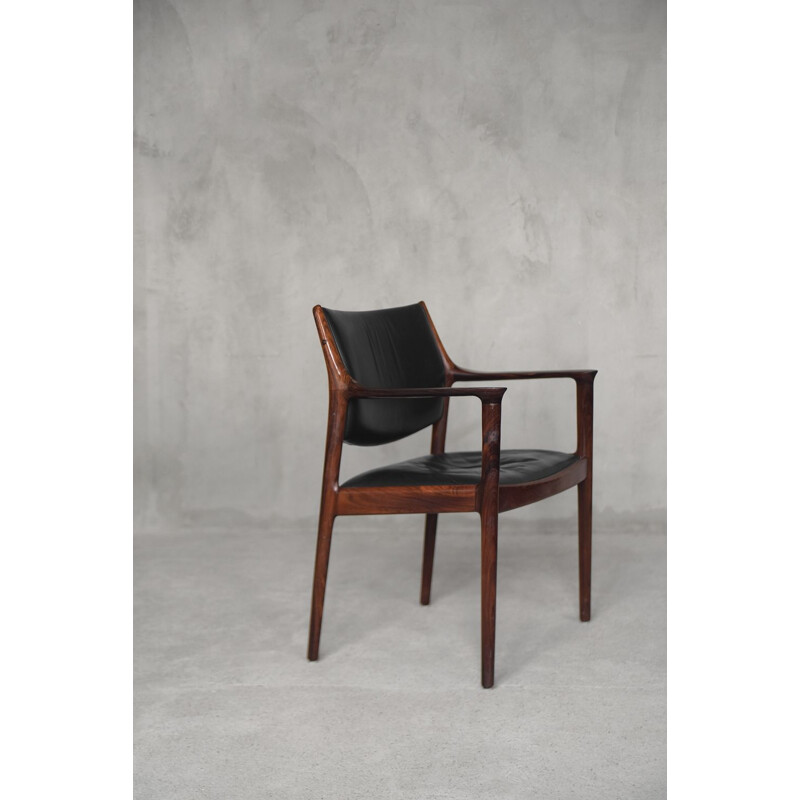 Office Chair vintage Norwegian Rosewood Executive Elton by Torbjørn Afdal for Haug Snekkeri AS Bruksbo, 1960s