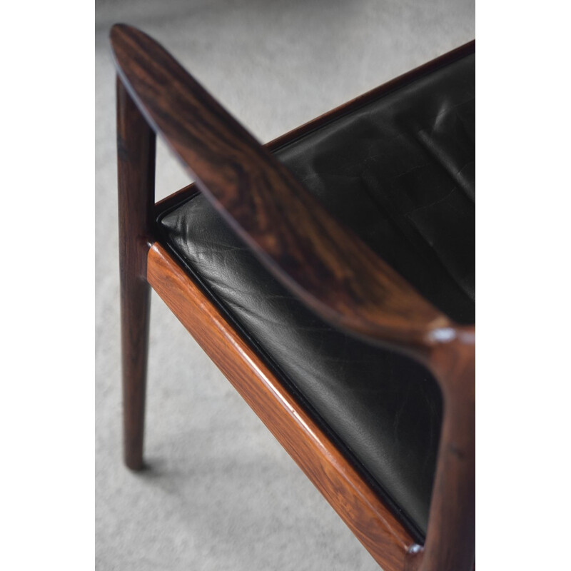 Office Chair vintage Norwegian Rosewood Executive Elton by Torbjørn Afdal for Haug Snekkeri AS Bruksbo, 1960s