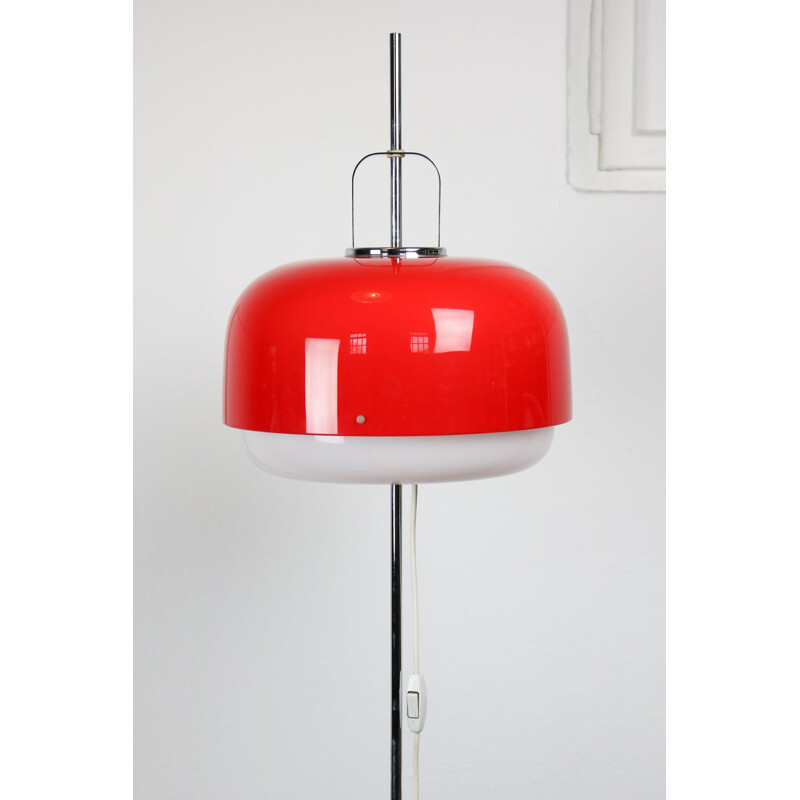 Floor lamp Vintage space age Medusa from Luigi Massoni for Guzzini and Meblo