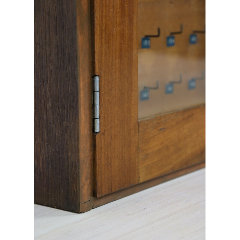 Vintage glass key cabinet