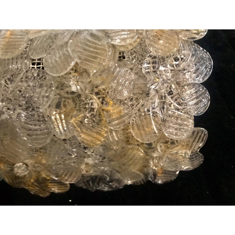 Vintage wall lamp Murano by Barovier and Toso, 1960