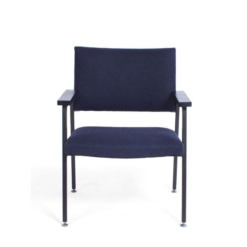 Dark blue chair vintage Gispen Z10