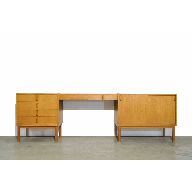 Oak sideboard Vintage by B. Fridhagen for Bodafors, Sweden 1964 