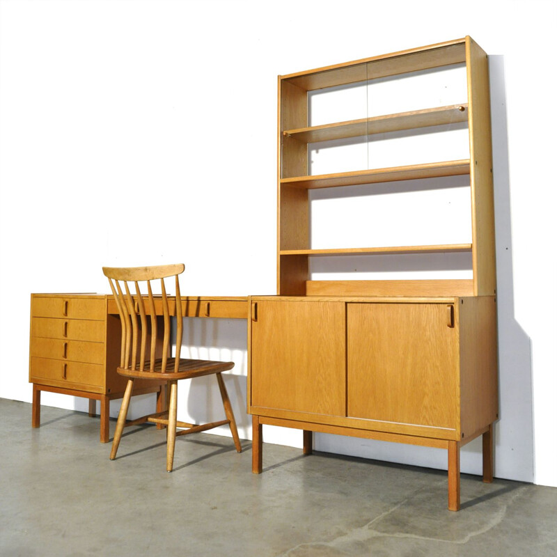 Oak sideboard Vintage by B. Fridhagen for Bodafors, Sweden 1964 