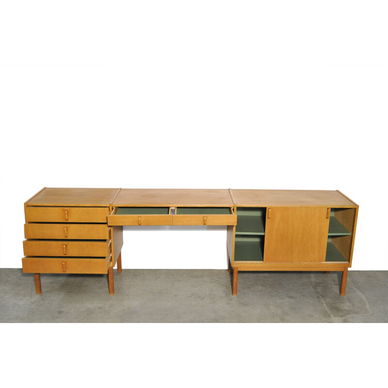 Oak sideboard Vintage by B. Fridhagen for Bodafors, Sweden 1964 