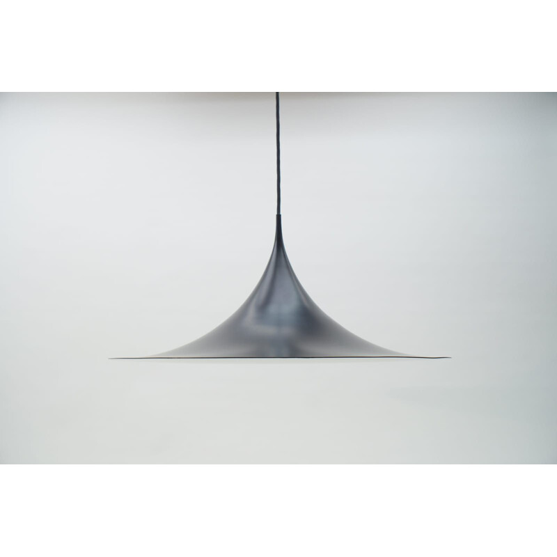 Vintage black pendant lamp by Claus Bonderup and Torsten Thorup for Fog and Mørup, 1970