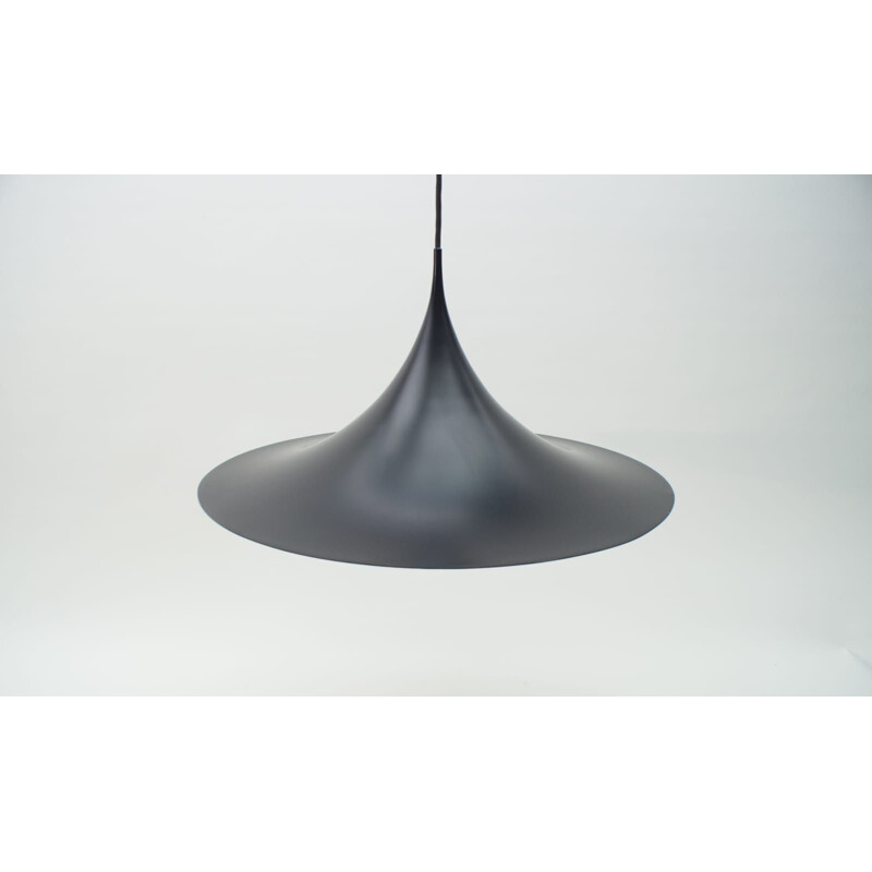 Vintage black pendant lamp by Claus Bonderup and Torsten Thorup for Fog and Mørup, 1970