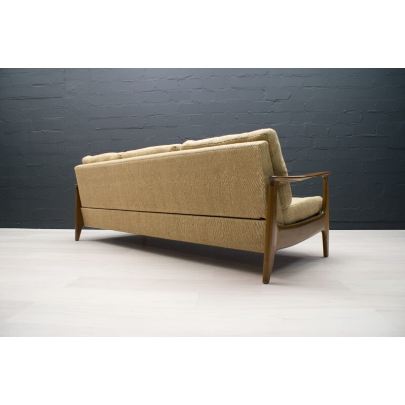 Teak Sofa-Daybed vintage by Eugen Schmidt for Soloform, 1960s