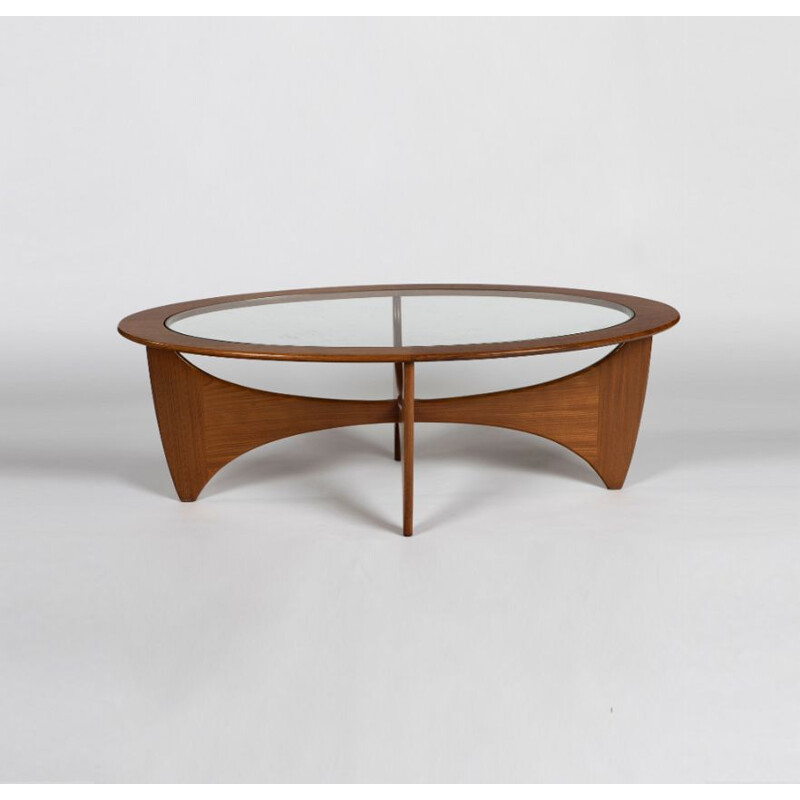 Table basse vintage G Plan Oval 1969