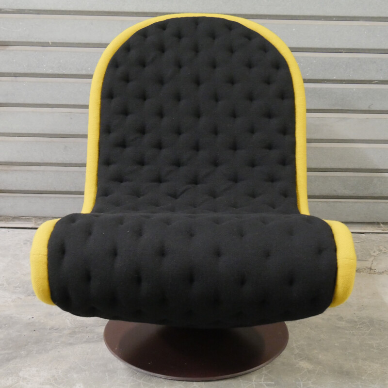 Vintage Drehbarer Chauffeur 123 Verner Panton von Fritz Hansen 1973