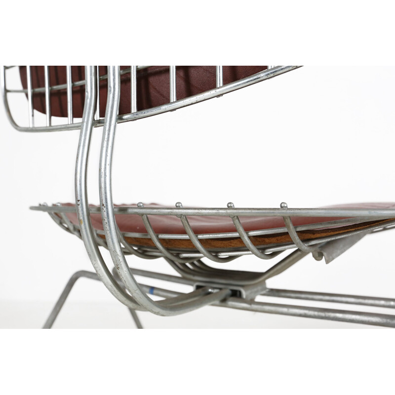 Ensemble de 6 chaises vintage Beaubourg de Michel Cadestin pour le Centre Pompidou 1976