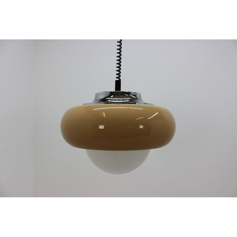 Large Mid Century Pendant Meblo designed by Harvey Guzzini, Italy, 1970s