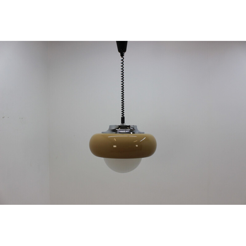 Large Mid Century Pendant Meblo designed by Harvey Guzzini, Italy, 1970s