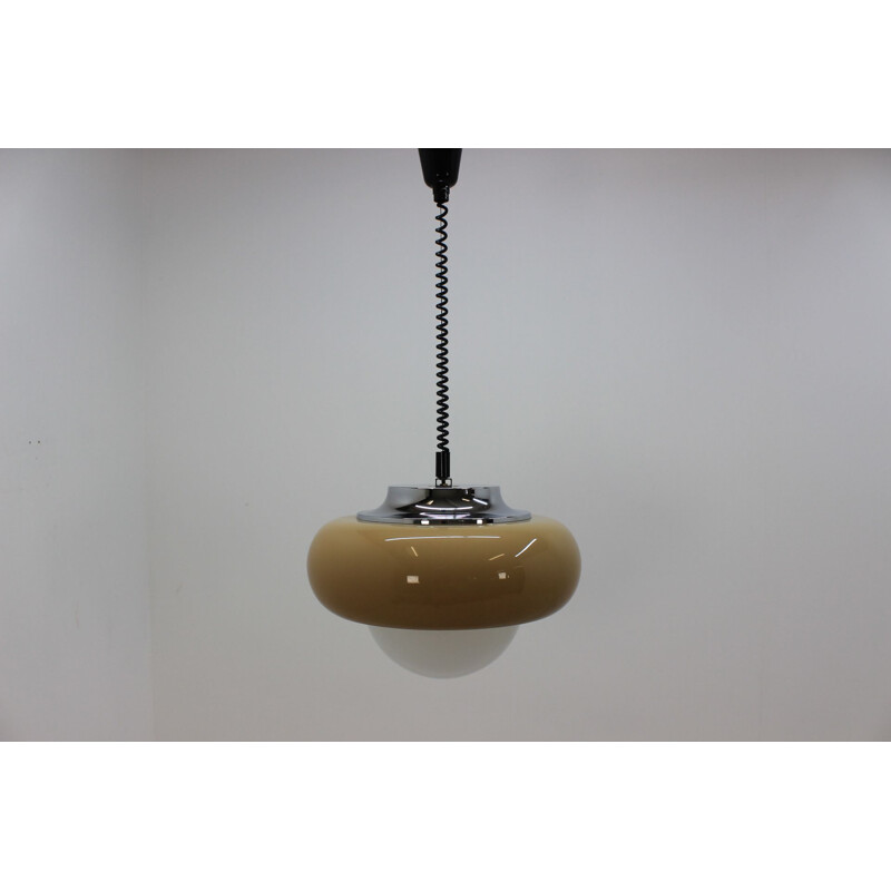 Large Mid Century Pendant Meblo designed by Harvey Guzzini, Italy, 1970s