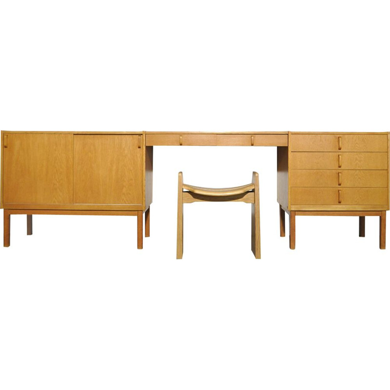 Oak sideboard Vintage by B. Fridhagen for Bodafors, Sweden 1964 