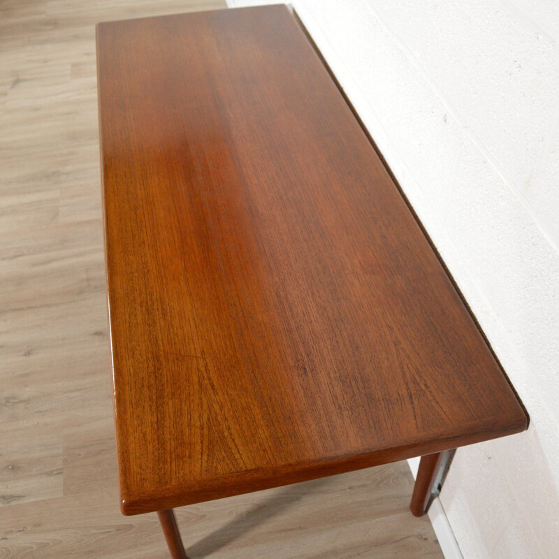 Vintage teak coffee table by Bernhard Pedersen and Son, Scandinavian 1960