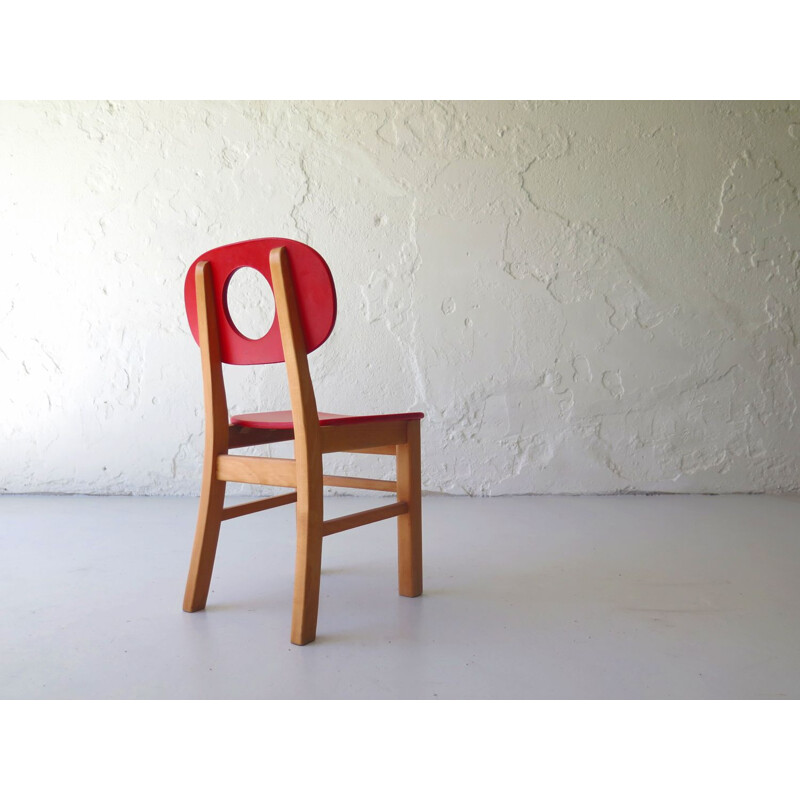 Chaise vintage pour enfants danoise 