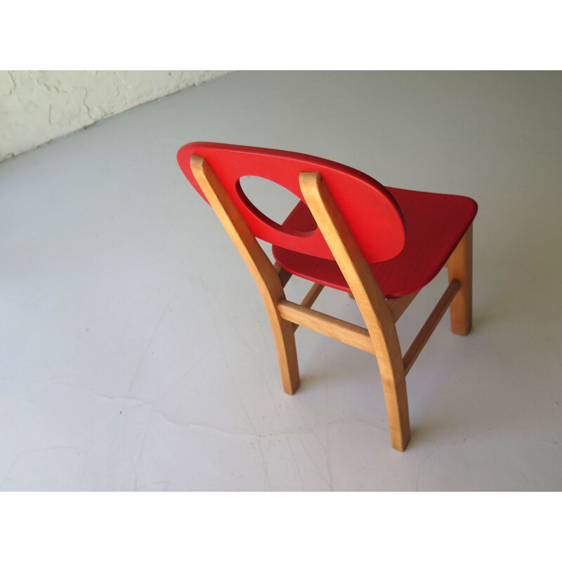 Chaise vintage pour enfants danoise 