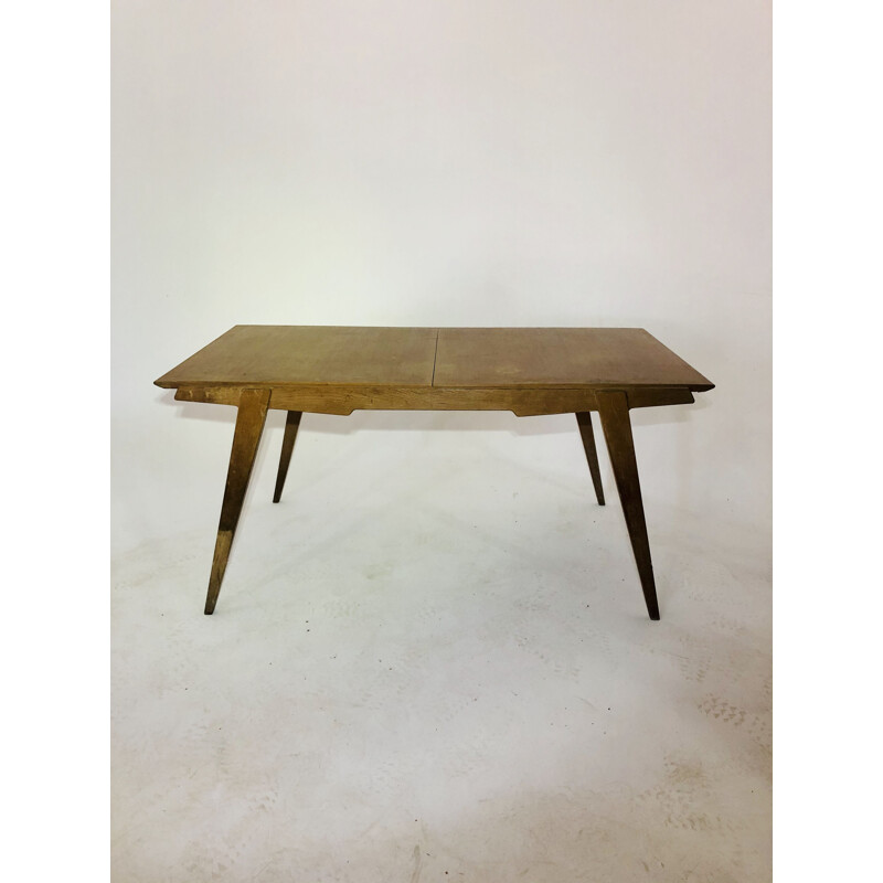 Vintage table with extension Guermonprez