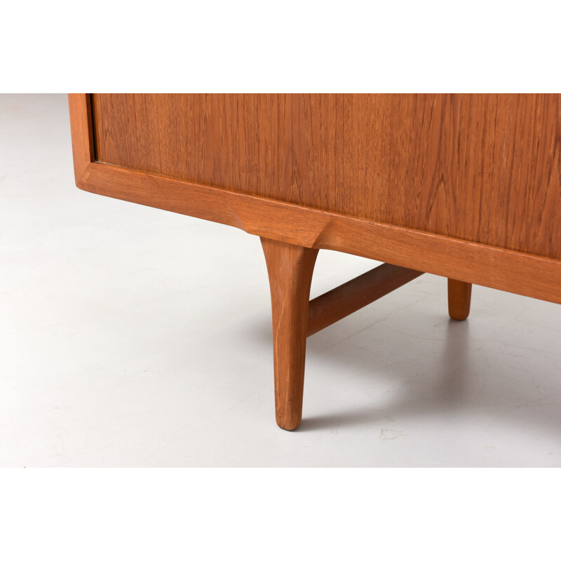 Teak sideboard with 4 drawers, Ib KOFOD-LARSEN - 1960s