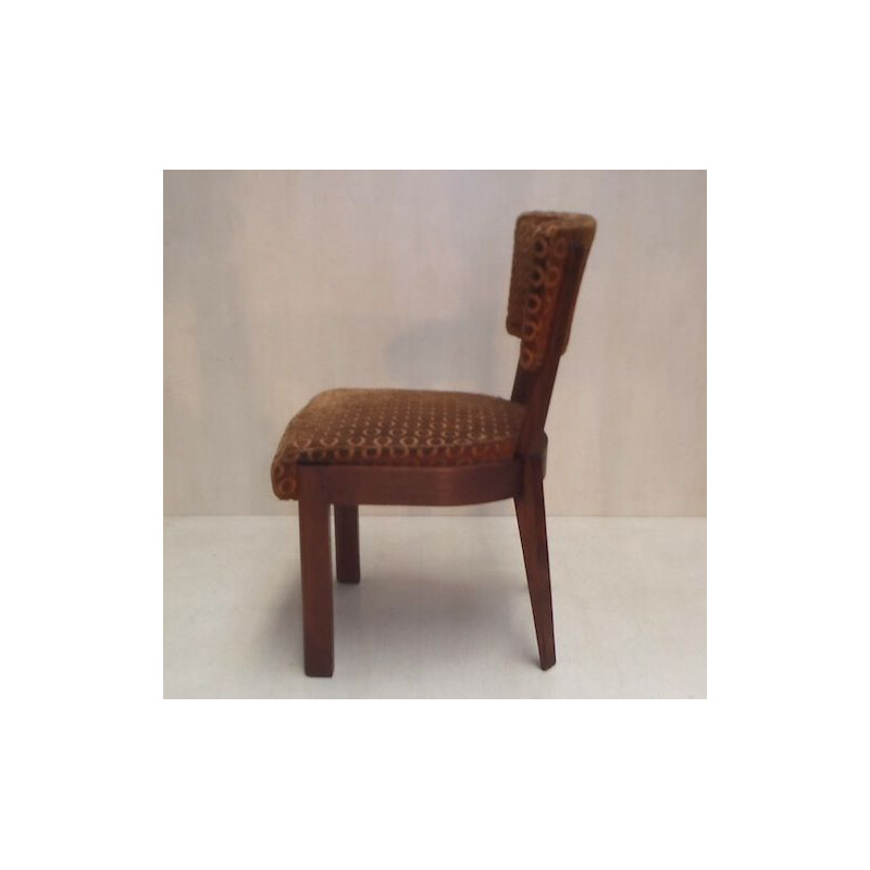 Set de 6 chaises vintage de Charles Dudouyt 1950