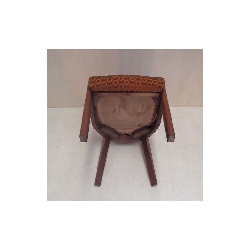 Set de 6 chaises vintage de Charles Dudouyt 1950
