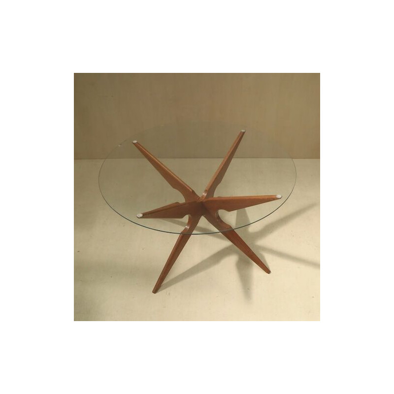 Vintage Danish teak coffee table by Vladimir Kagan for Sika Môblër, 1960