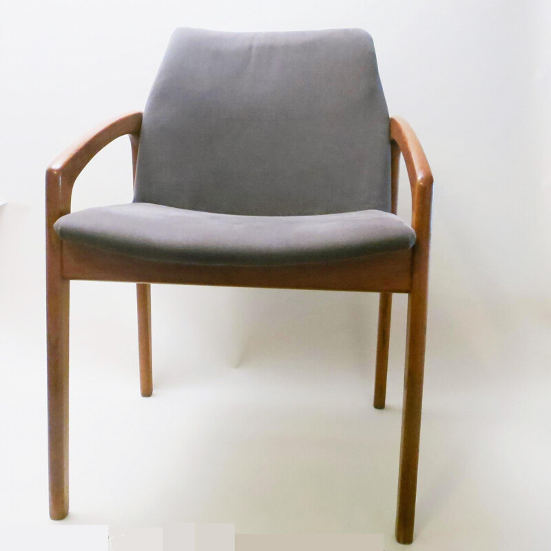 6 teak chairs, Kai KRISTIANSEN - 1960s