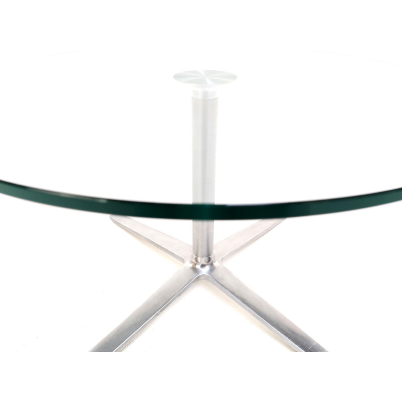 Coffee table Vintage Glass and aluminium Walter Knoll by PearsonLloyd