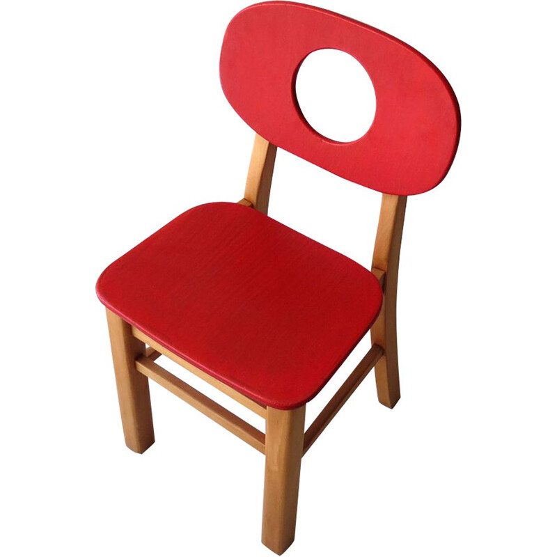 Vintage danish kids chair