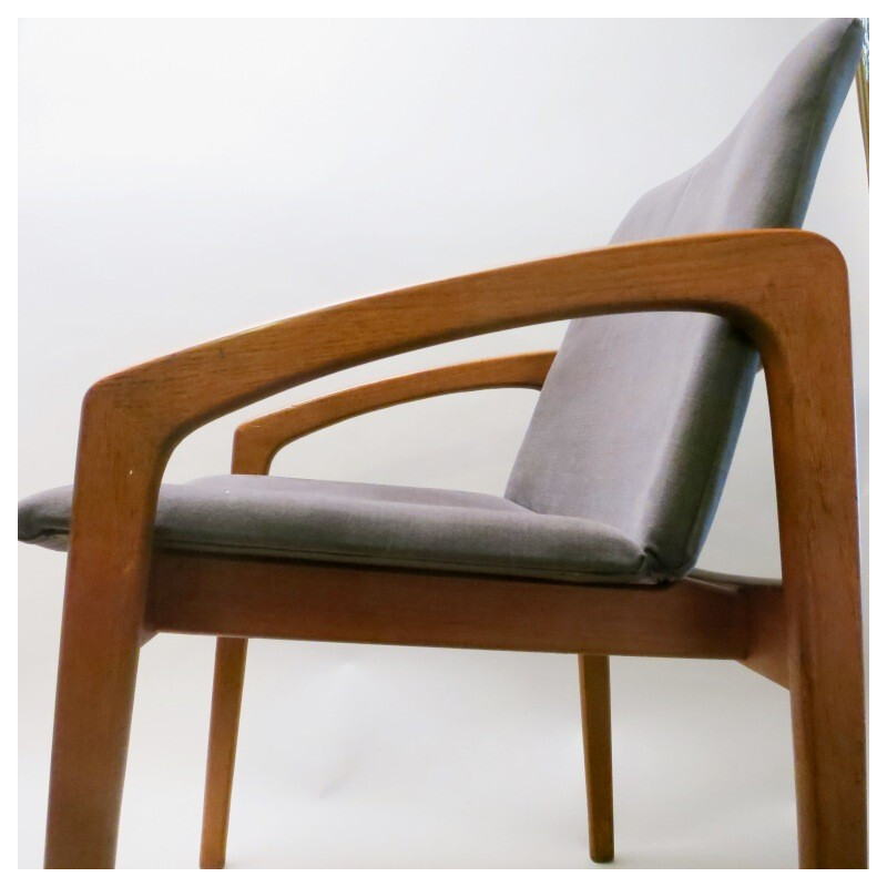 6 teak chairs, Kai KRISTIANSEN - 1960s