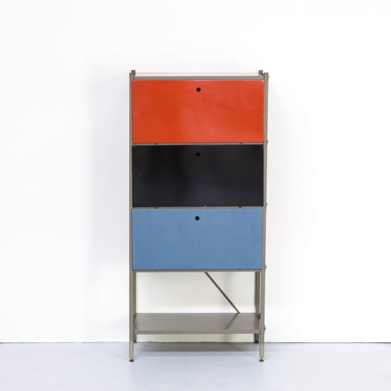 Wall unit vintage Wim Rietveld model 663 for Gispen 1950s