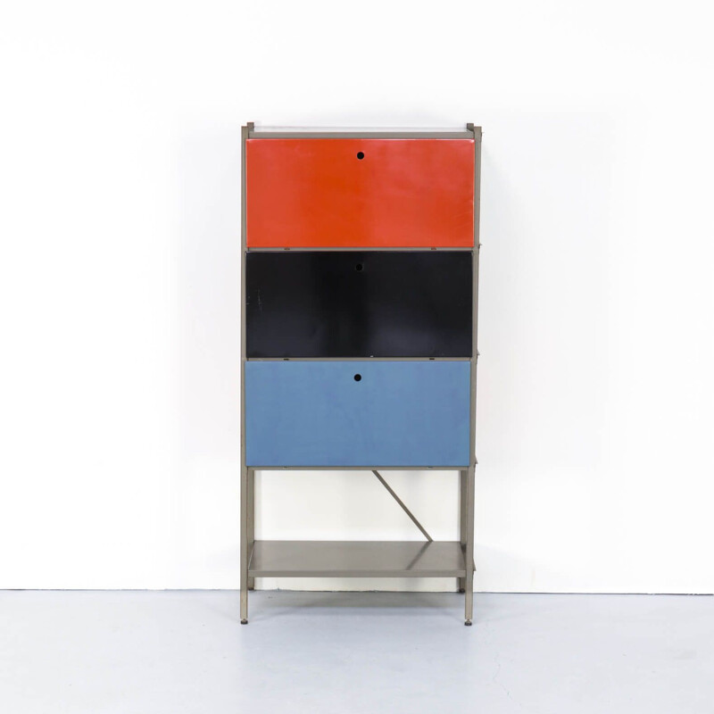 Wall unit vintage Wim Rietveld model 663 for Gispen 1950s