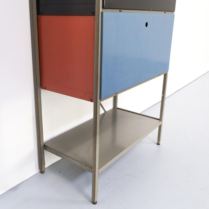 Wall unit vintage Wim Rietveld model 663 for Gispen 1950s