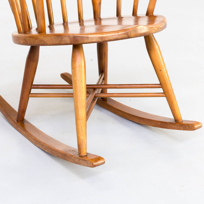  Rocking chair Vintage wooden frame 1970