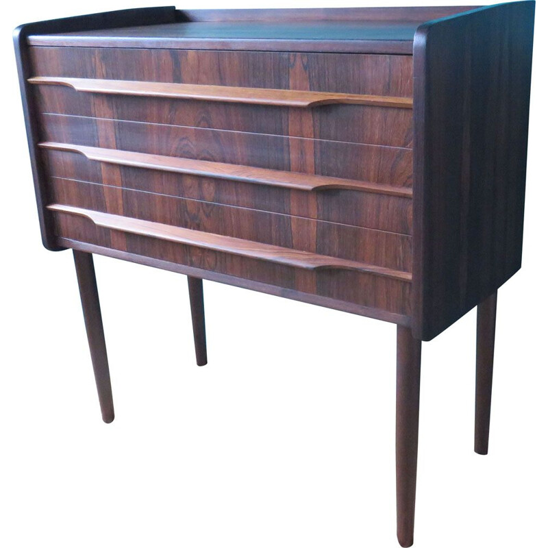 Small vintage rosewood chest of drawers Denmark 1960