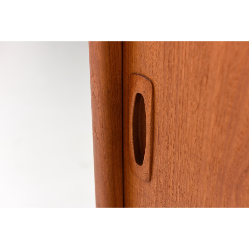 High sideboard with 4 drawers in teak, HP HANSEN - 1960s