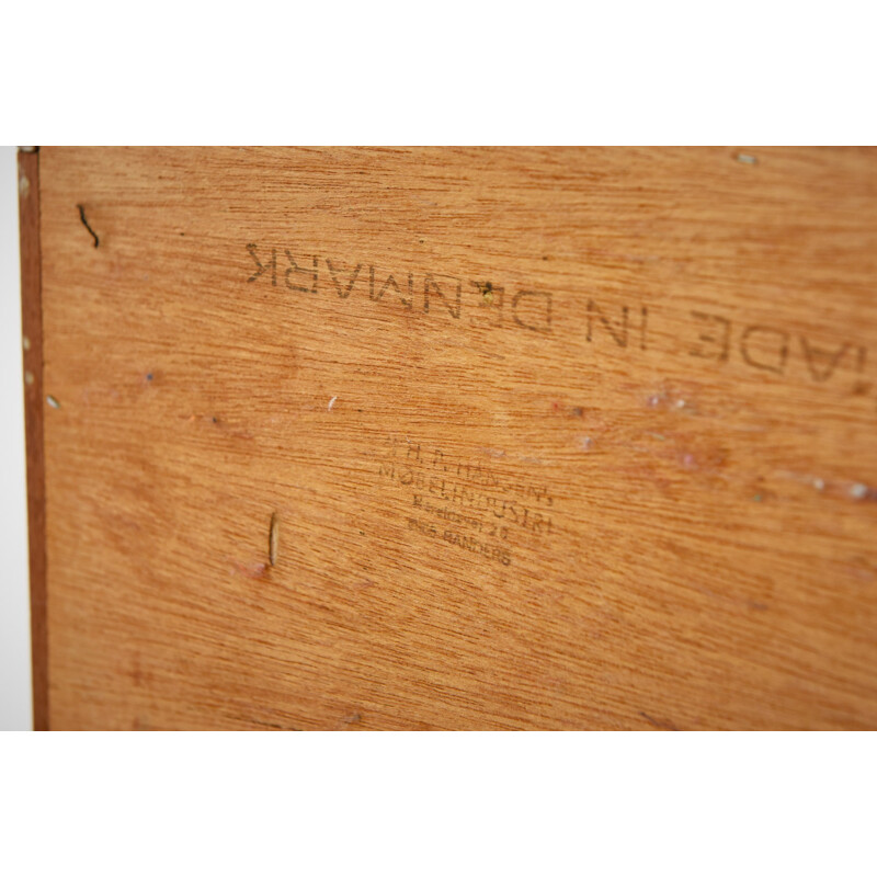 High sideboard with 4 drawers in teak, HP HANSEN - 1960s