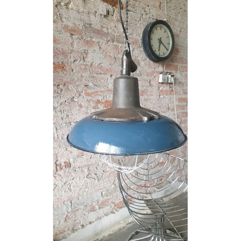 Industrial Pendant Lamp Vintage from Wilkasy A23, 1950s