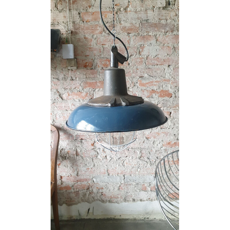 Industrial Pendant Lamp Vintage from Wilkasy A23, 1950s